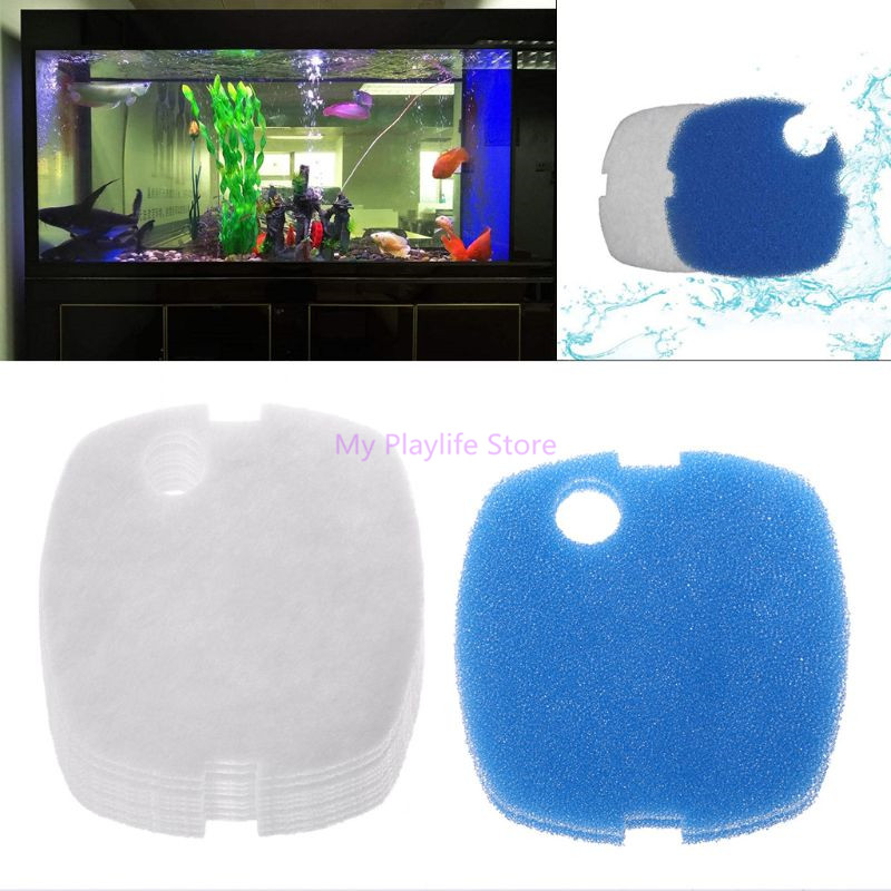 Marine Aquarium Design - 10pcs Aquarium Filter Pads Sponge for
