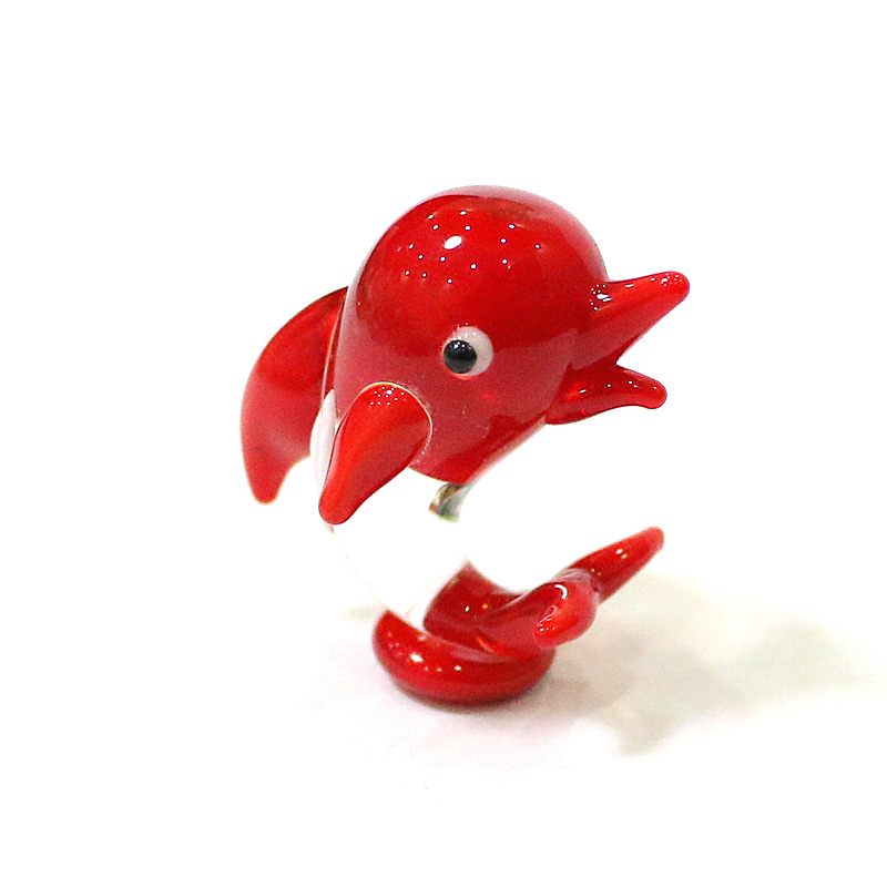 Handmade Mini Glass Dolphin Fi - Marine Aquarium Home ulasan dan harga