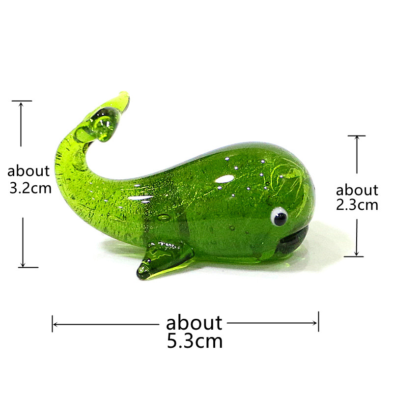 Murano Glass Whale Miniature F - Marine Aquarium Home ulasan dan harga