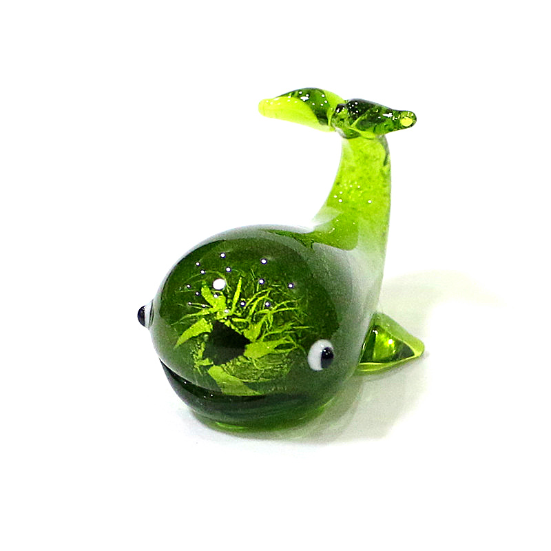 Murano Glass Whale Miniature F - Marine Aquarium Home ulasan dan harga