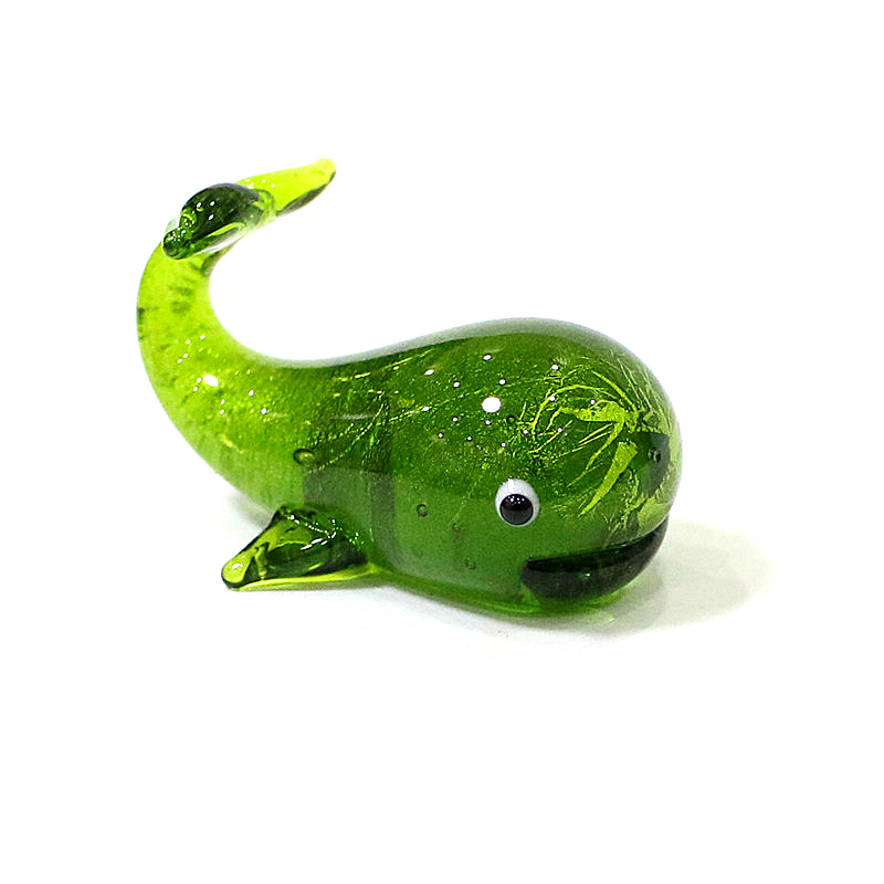 Murano Glass Whale Miniature F - Marine Aquarium Home ulasan dan harga