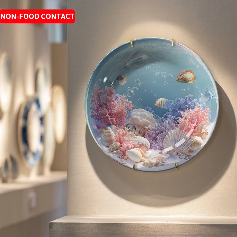 Ceramic Sea-Themed Aquarium Pl - Marine Aquarium Design ulasan dan harga
