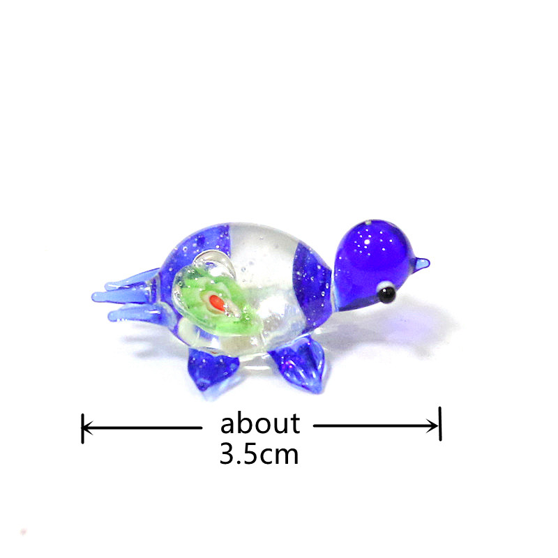1pc Mini Glass Turtle Figurine - Marine Aquarium Japan ulasan dan harga