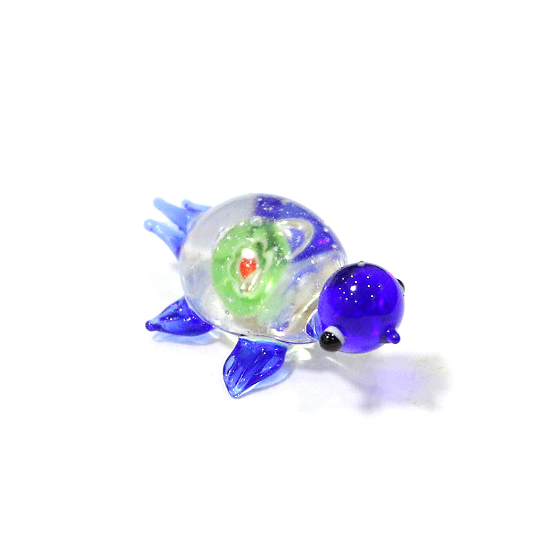 1pc Mini Glass Turtle Figurine - Marine Aquarium Japan ulasan dan harga