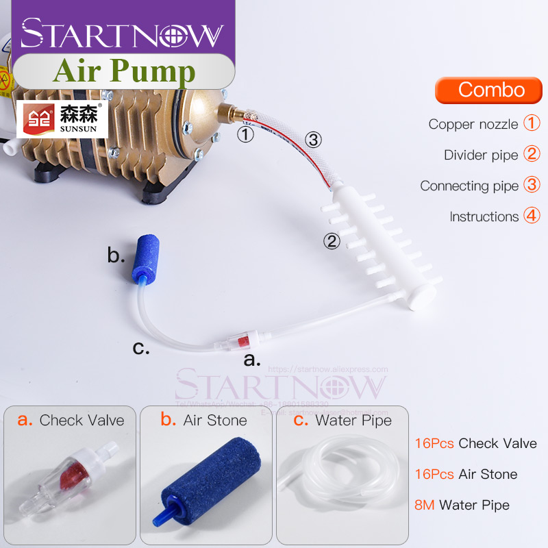 220V 185W 150L/min Electric Ma - Marine Aquarium Design ulasan dan harga