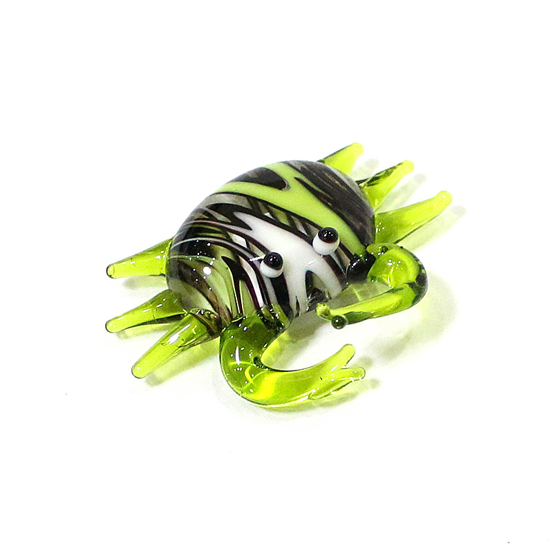 Handmade Cute Mini Glass Crab  - Marine Aquarium Home ulasan dan harga