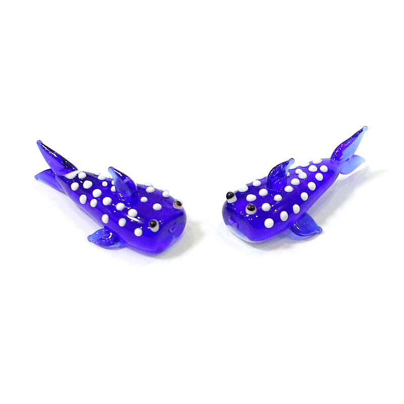 Miniature Glass Shark Figurine - Marine Aquarium Japan ulasan dan harga