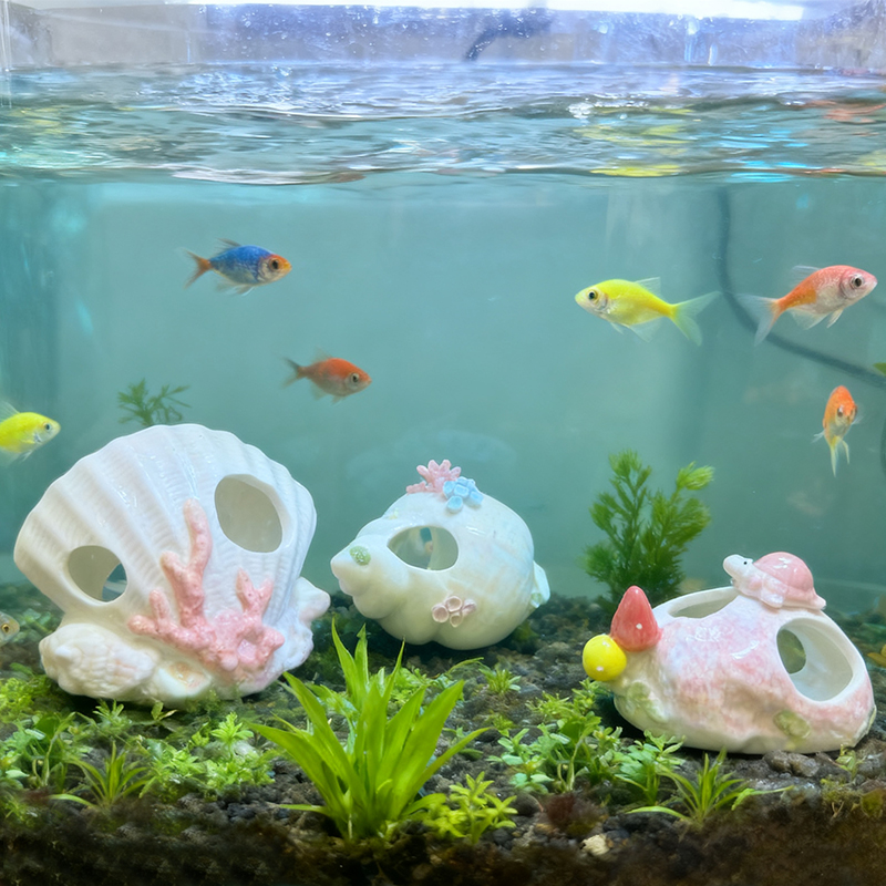 Ceramic Marine Ornaments, Liqu - Marine Aquarium Home ulasan dan harga